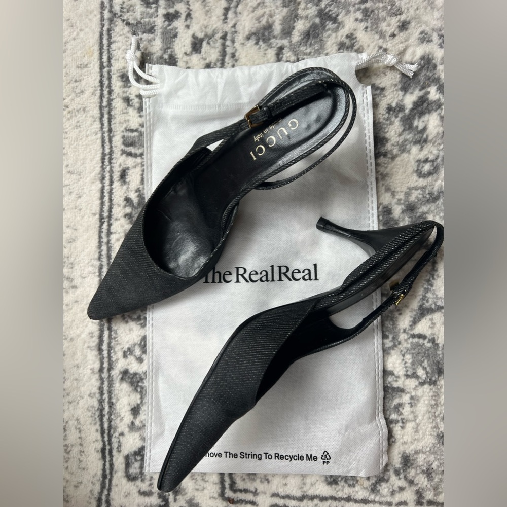 Gucci slingback heels